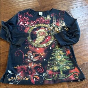 Jess and Jane Santa Christmas‎ Graphic TShirt